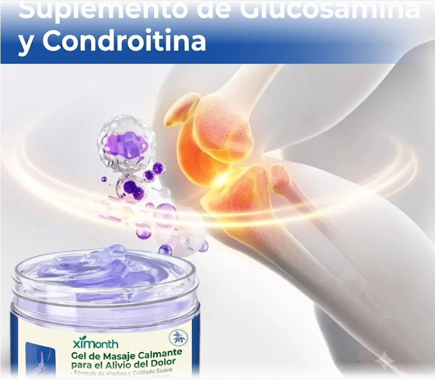 Gel de masaje calmante para articulaciones Ximonth