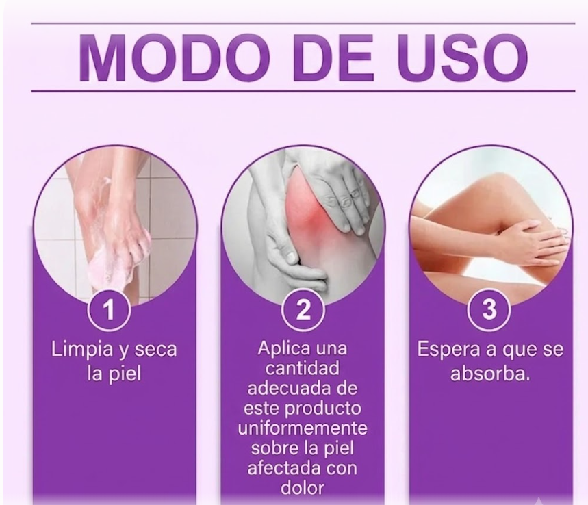 Gel de masaje calmante para articulaciones Ximonth