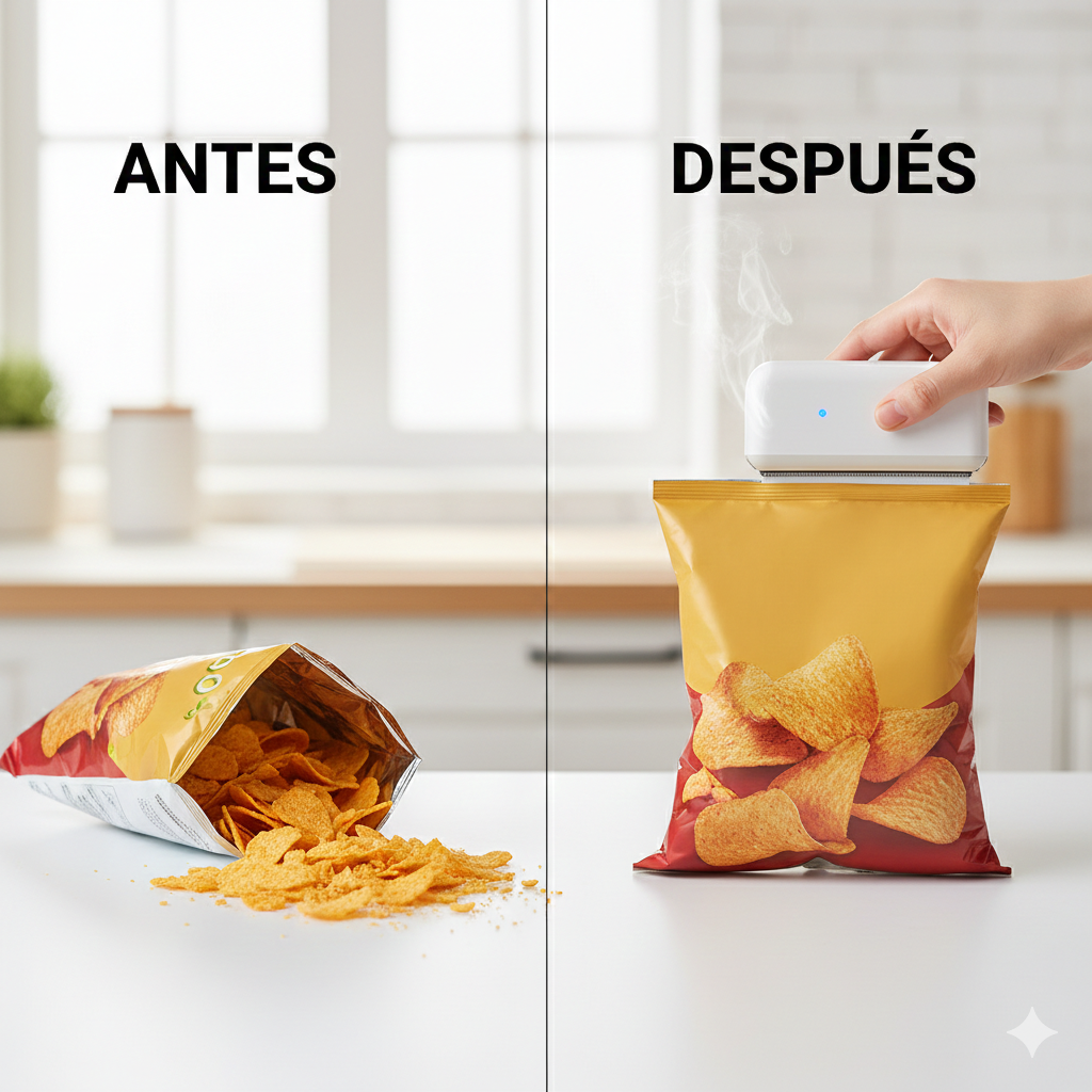 Mini sellador de bolsas térmico