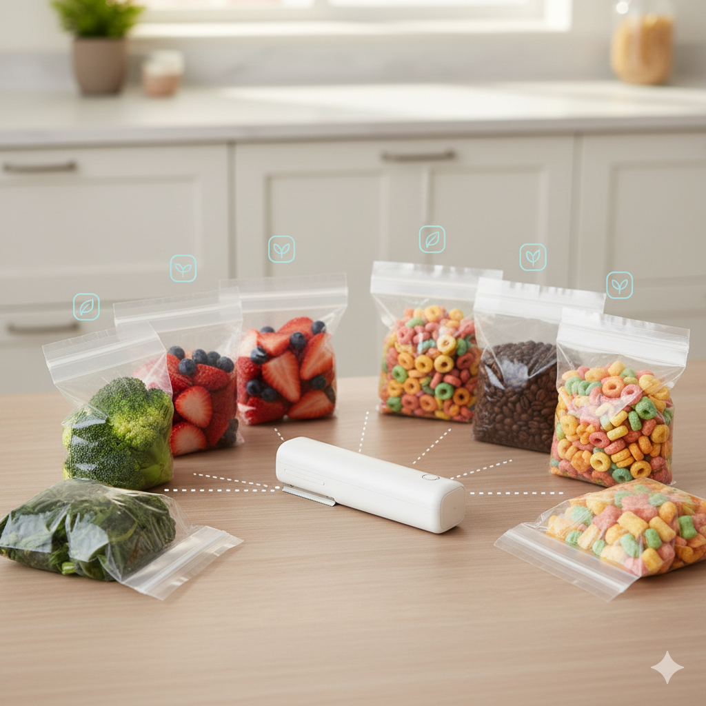 Mini sellador de bolsas térmico