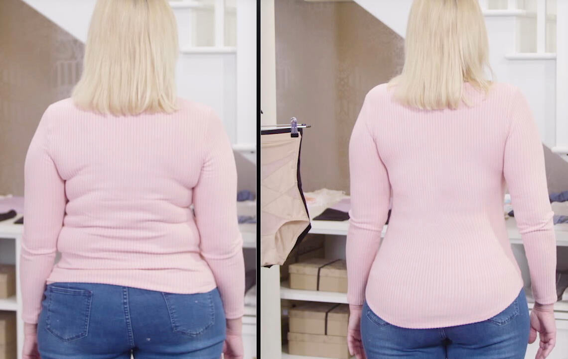 Faja con efecto reductor, modelador y push up