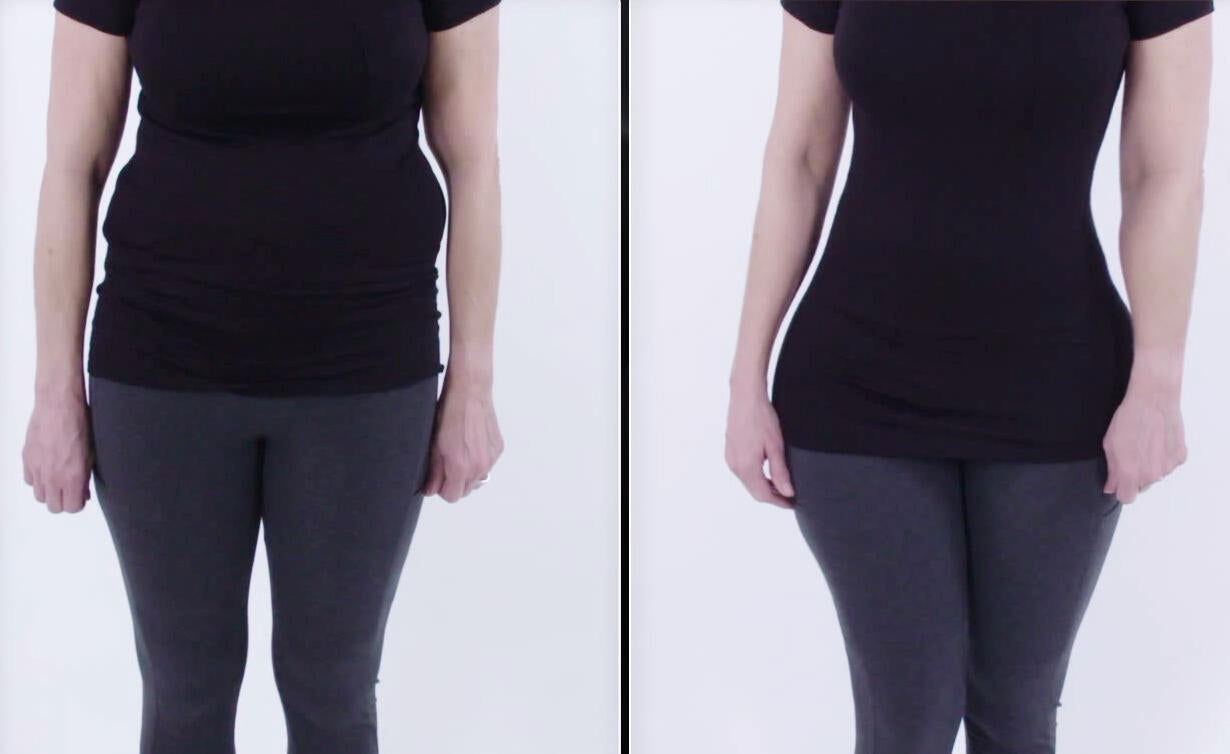 Faja con efecto reductor, modelador y push up