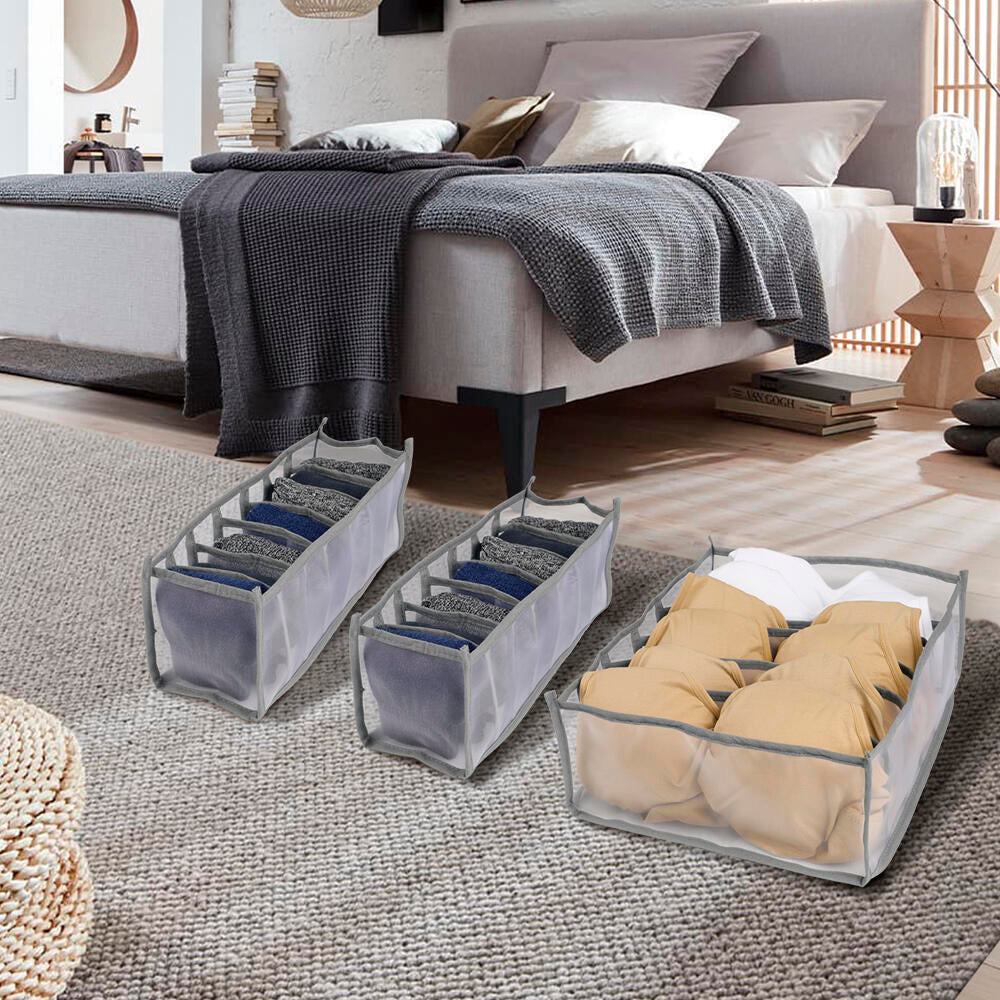 Organizadores para ropa interior para cómoda 6 Unidades