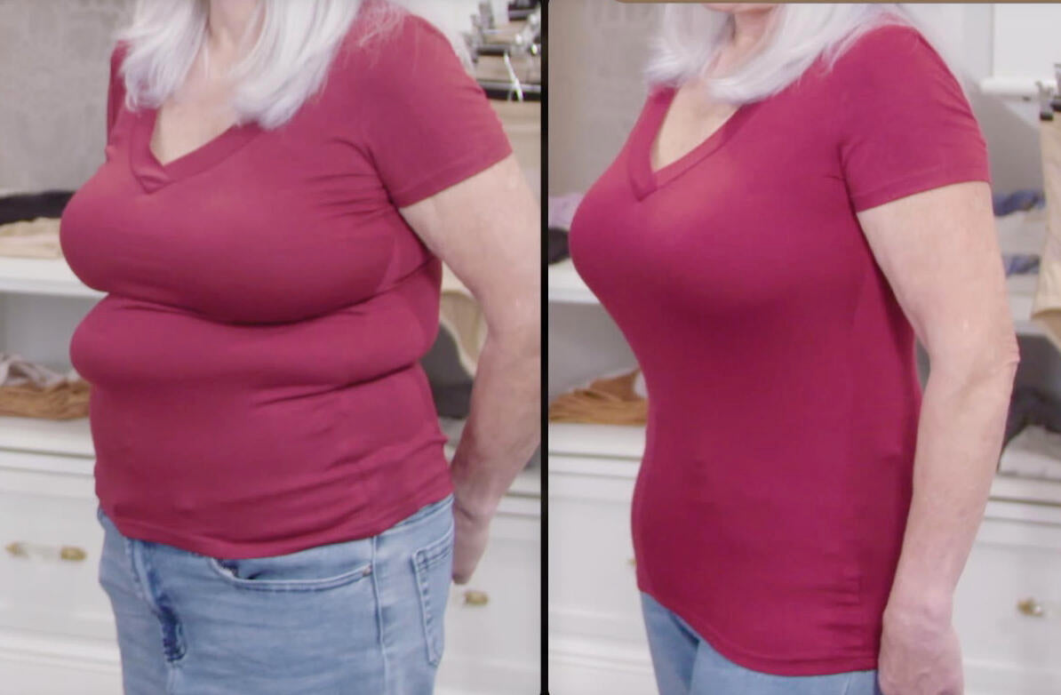 Faja con efecto reductor, modelador y push up